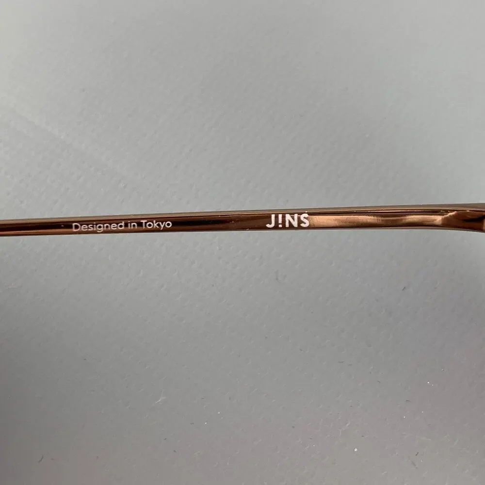 JINS Gold Rose Metal Sunglasses